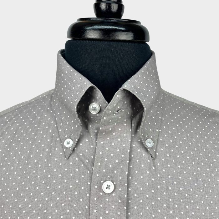 Shirt dot polka shirts men slim fit formal mens brand sold