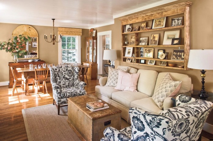 How to decorate country style living room