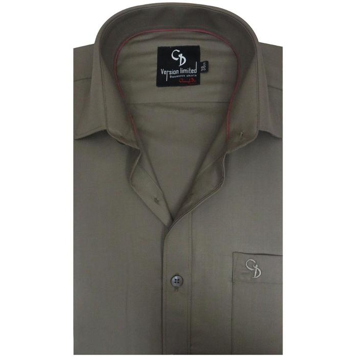 Men's rust colored dress shirt