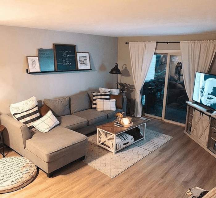 How to decorate living room on a budget