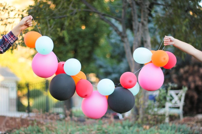 How to make balloon decoration for birthday party