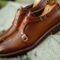 Mens double strap dress shoes