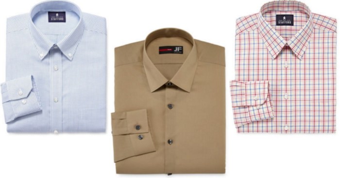 Jcpenney mens red dress shirts