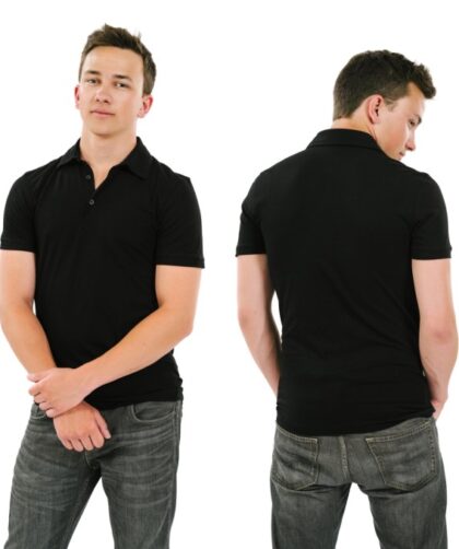 Dress polo shirts for men