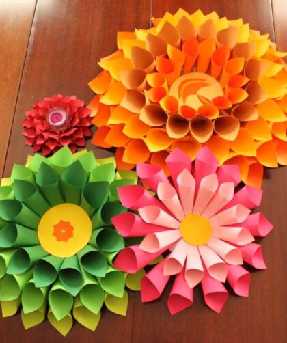 How to make home decoration with paper