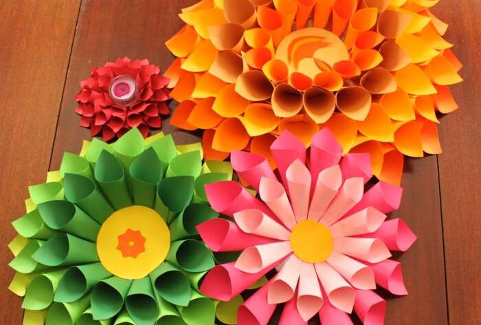 How to make home decoration with paper