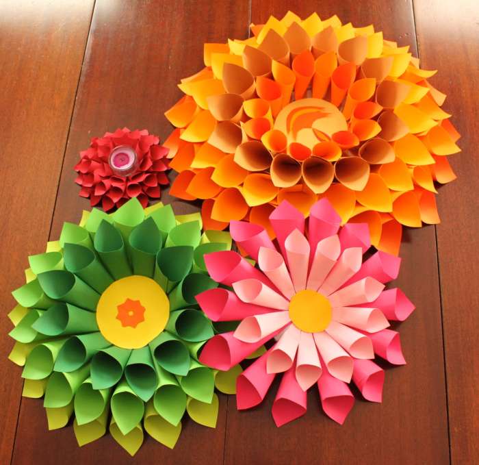 How to make home decoration with paper